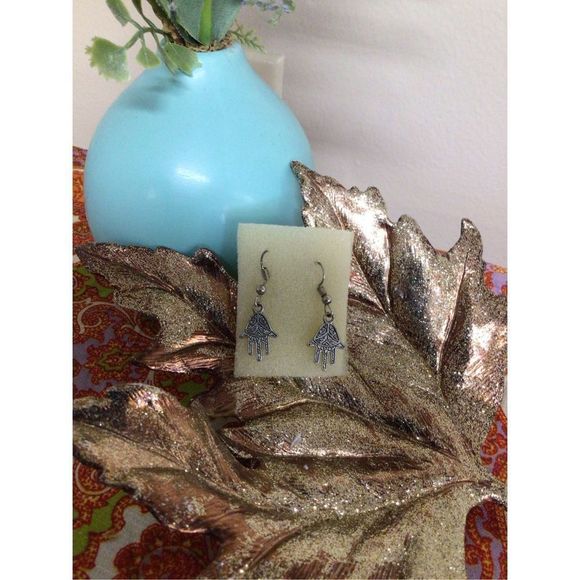 NEW Vintage Bohemian Boho Silver Earring Pierced Dangle 🍂🌸 - Picture 12 of 12